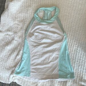 High neck, cutout back  Lululemon tank
